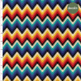Zigzag Patterned Digital Printed Fabric